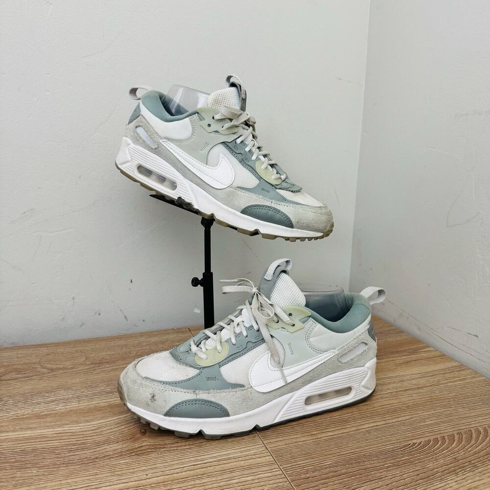 Nike Air Max 90 Future White Blue Gray Sneakers Women’s Size 9